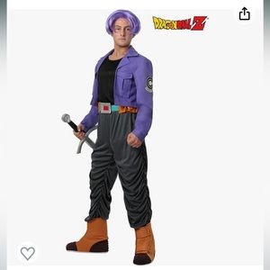 Adult DragonBall Z Trunks Costume (sword not included!) cosplay